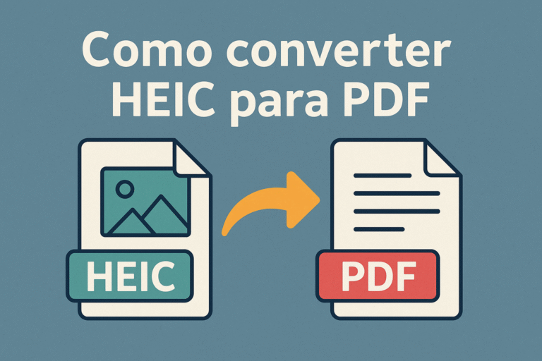 Como Converter HEIC para PDF